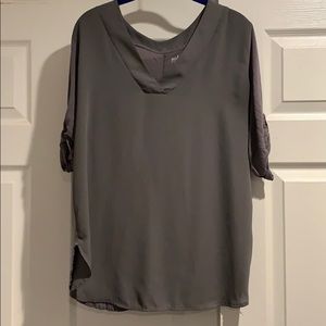 Light and dark gray blouse